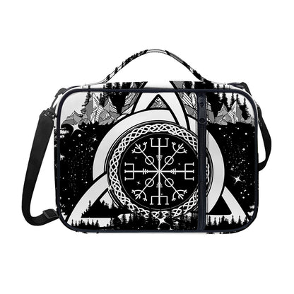 Viking Celtic Trinity Knot Print Shoulder Strap Bible Bag