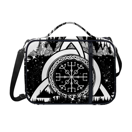 Viking Celtic Trinity Knot Print Shoulder Strap Bible Bag