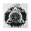 Viking Celtic Trinity Knot Print Silk Bandana
