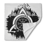 Viking Celtic Trinity Knot Print Silk Bandana