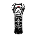 Viking Celtic Trinity Knot Print Single Neoprene Wine Tote