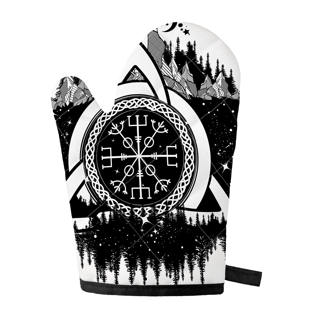 Viking Celtic Trinity Knot Print Single Oven Mitt
