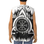 Viking Celtic Trinity Knot Print Sleeveless Baseball Jersey