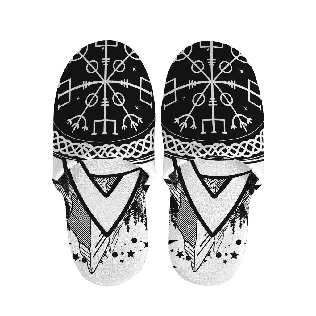 Viking Celtic Trinity Knot Print Slippers