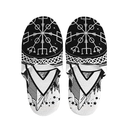 Viking Celtic Trinity Knot Print Slippers