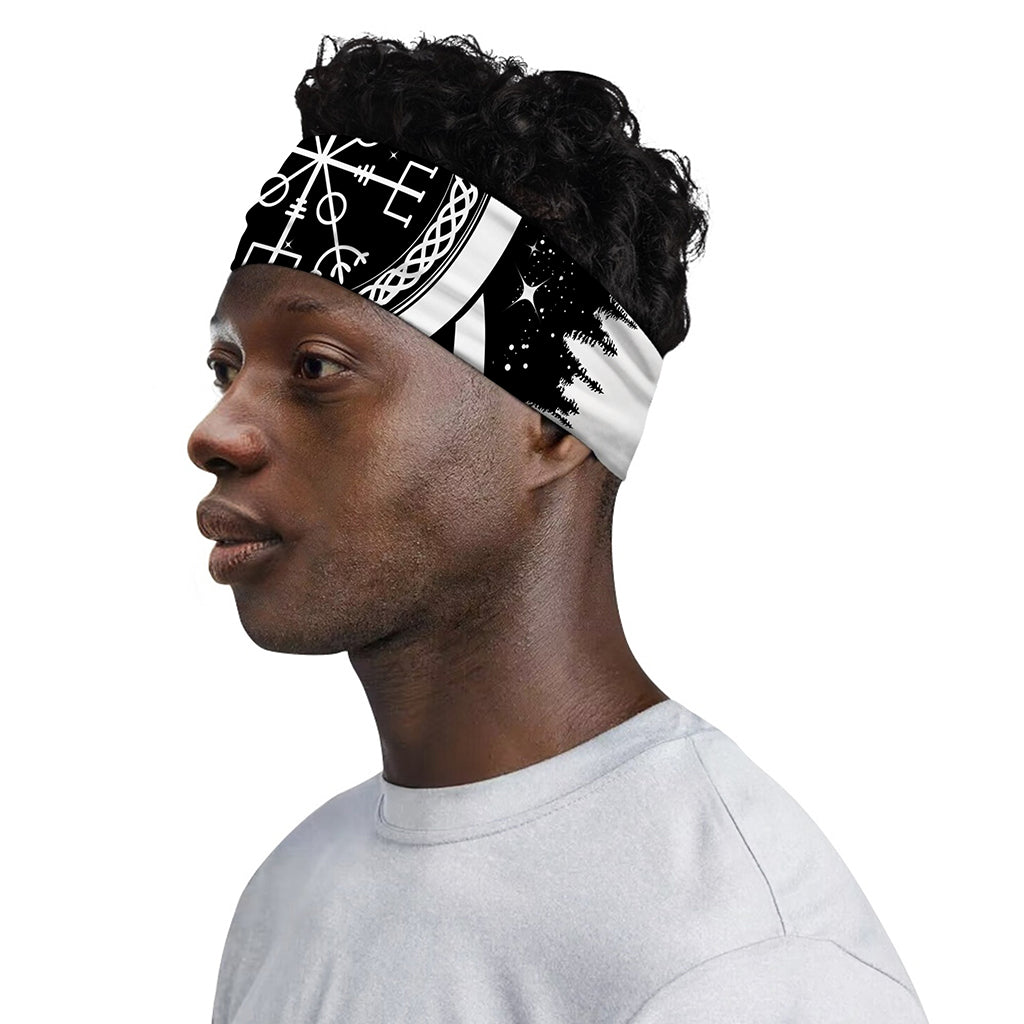 Viking Celtic Trinity Knot Print Sports Headband