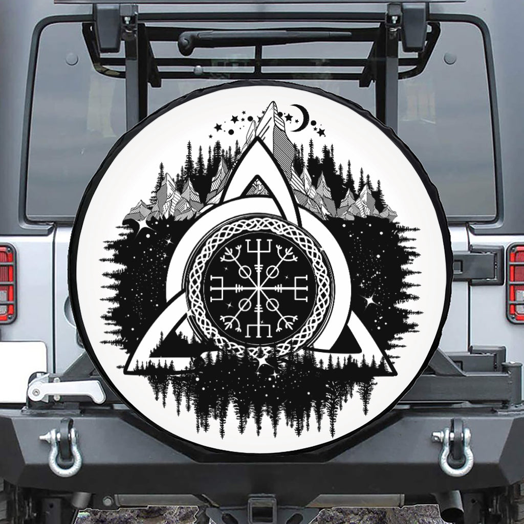 Viking Celtic Trinity Knot Print Tire Cover