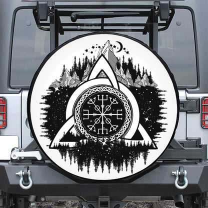 Viking Celtic Trinity Knot Print Tire Cover