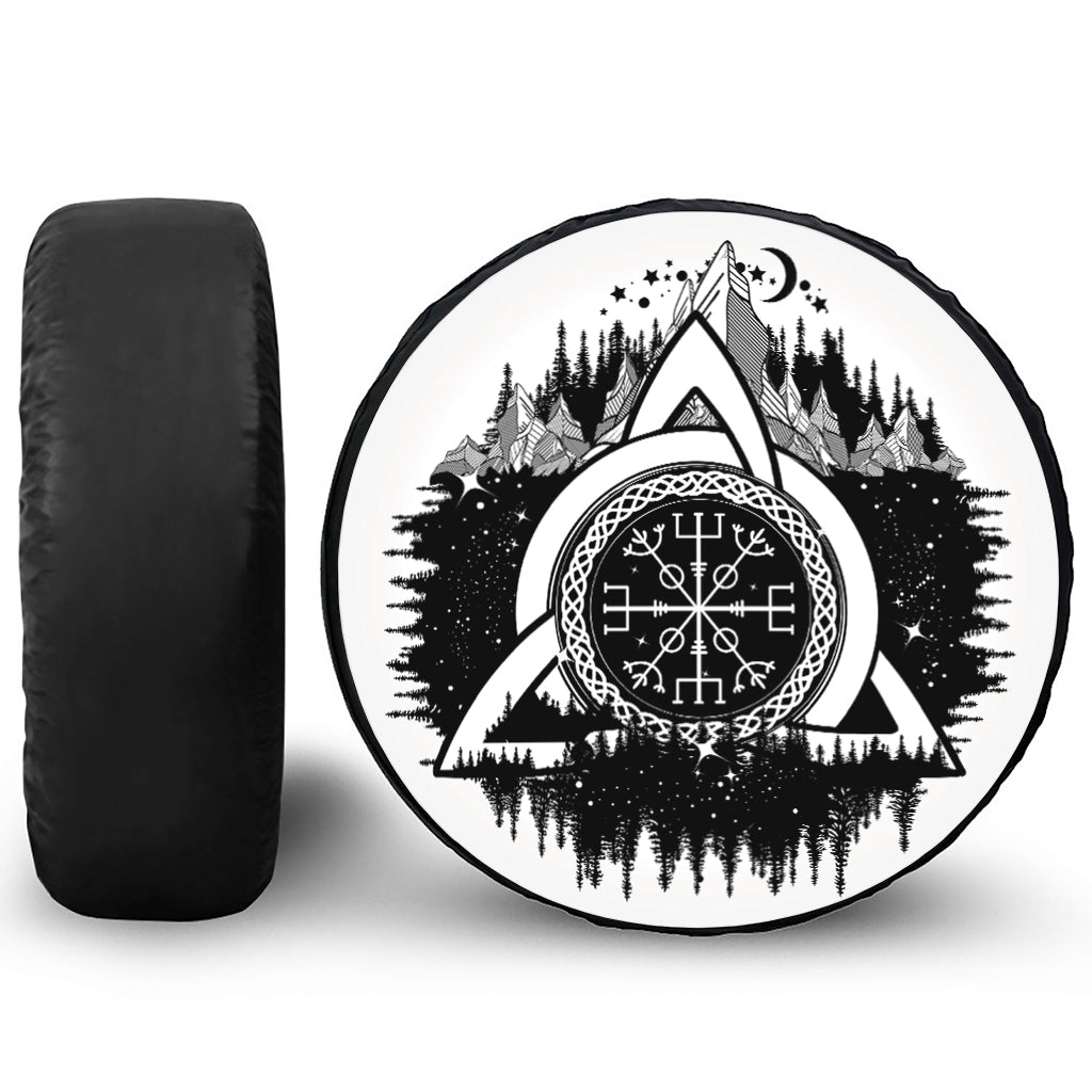Viking Celtic Trinity Knot Print Tire Cover