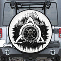 Viking Celtic Trinity Knot Print Tire Cover With Camera Hole