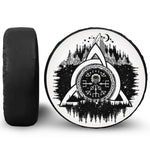 Viking Celtic Trinity Knot Print Tire Cover With Camera Hole