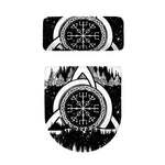 Viking Celtic Trinity Knot Print Toilet Lid And Tank Cover Set