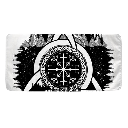 Viking Celtic Trinity Knot Print Towel
