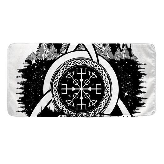 Viking Celtic Trinity Knot Print Towel