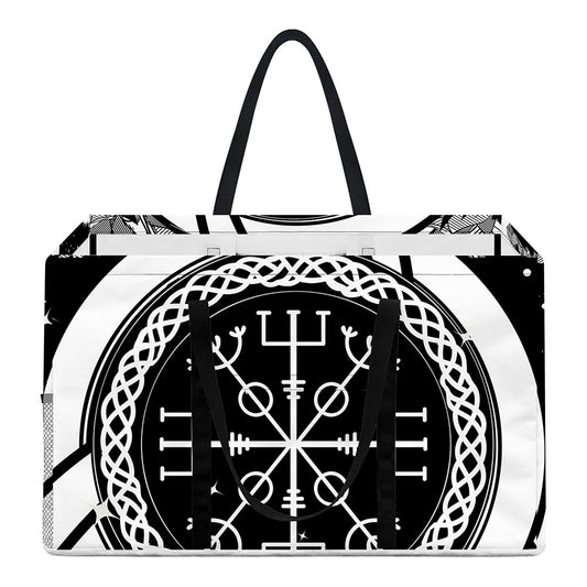 Viking Celtic Trinity Knot Print Utility Tote Bag