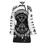 Viking Celtic Trinity Knot Print Women's Bathrobe