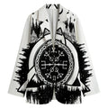 Viking Celtic Trinity Knot Print Women's Blazer