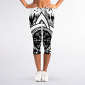 Viking Celtic Trinity Knot Print Women's Capri Leggings
