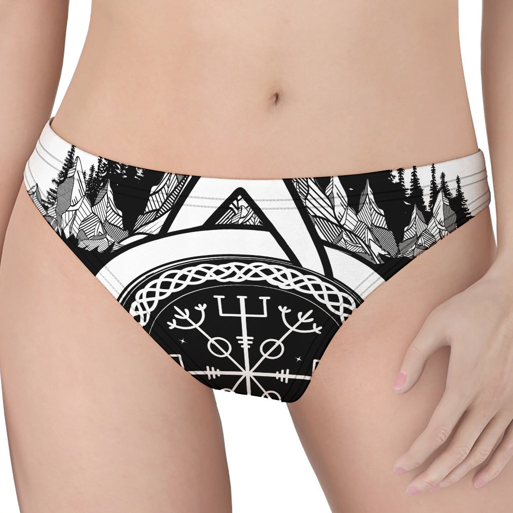 Viking Celtic Trinity Knot Print Women's Thong