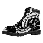 Viking Celtic Trinity Knot Print Work Boots