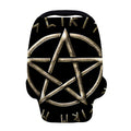 Viking Nordic Runes Pentagram Print Baby Seat Cover
