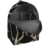 Viking Nordic Runes Pentagram Print Backpack