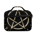 Viking Nordic Runes Pentagram Print Briefcase Bible Bag
