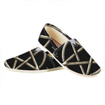 Viking Nordic Runes Pentagram Print Casual Shoes