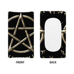 Viking Nordic Runes Pentagram Print Changing Pad Cover