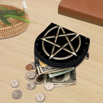 Viking Nordic Runes Pentagram Print Coin Purse