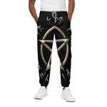 Viking Nordic Runes Pentagram Print Cotton Pants