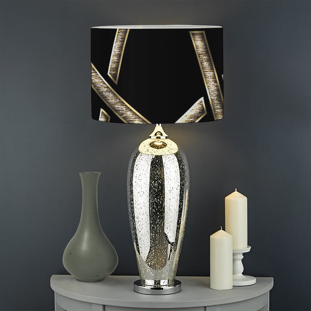 Viking Nordic Runes Pentagram Print Drum Lamp Shade