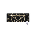Viking Nordic Runes Pentagram Print Extended Mouse Pad