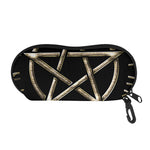 Viking Nordic Runes Pentagram Print Glasses Case