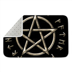 Viking Nordic Runes Pentagram Print Indoor Door Mat