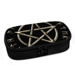 Viking Nordic Runes Pentagram Print Insulin Cooler Travel Case