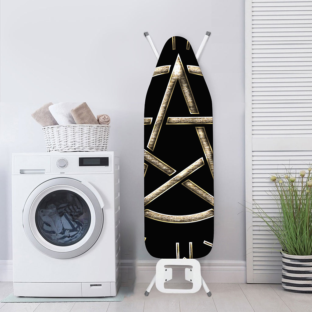 Viking Nordic Runes Pentagram Print Ironing Board Cover