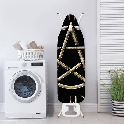 Viking Nordic Runes Pentagram Print Ironing Board Cover