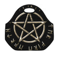 Viking Nordic Runes Pentagram Print Neoprene Lunch Bag