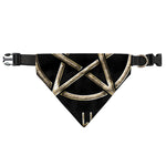 Viking Nordic Runes Pentagram Print Over The Collar Dog Bandana