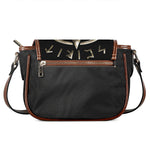 Viking Nordic Runes Pentagram Print Saddle Bag