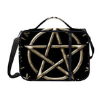 Viking Nordic Runes Pentagram Print Shoulder Strap Bible Bag