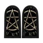 Viking Nordic Runes Pentagram Print Skillet Handle Cover
