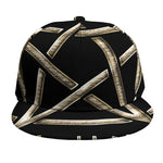 Viking Nordic Runes Pentagram Print Snapback Cap