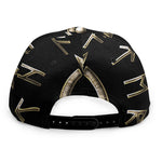 Viking Nordic Runes Pentagram Print Snapback Cap