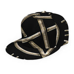 Viking Nordic Runes Pentagram Print Snapback Cap