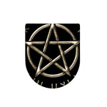 Viking Nordic Runes Pentagram Print Toilet Lid Cover
