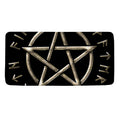 Viking Nordic Runes Pentagram Print Towel
