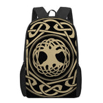 Viking Tree Of Life Print 17 Inch Backpack