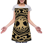 Viking Tree Of Life Print Adjustable Apron